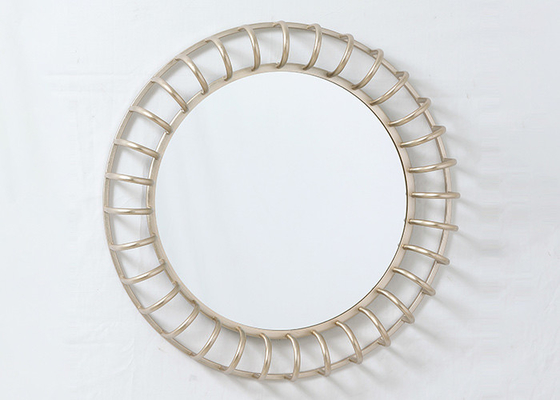 Classical Color Round Metal Framed Wall Mirror For Home Decoration