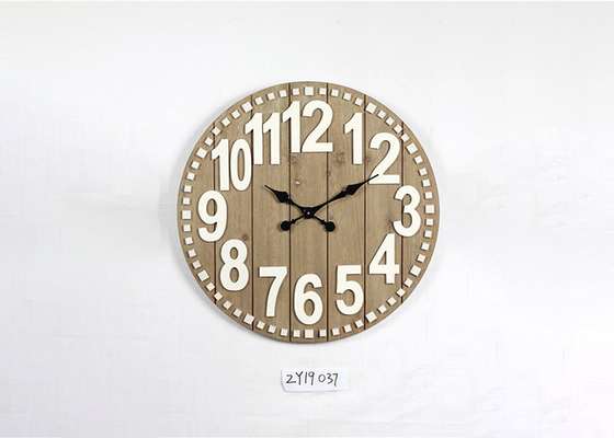 12H Display Decorative Wooden Clocks