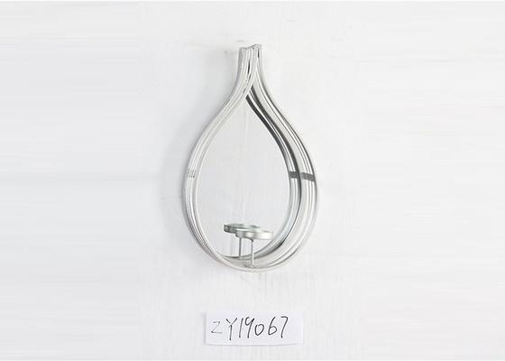 LED Metal Decorative Wall Teardrop Sconce Candle Holder