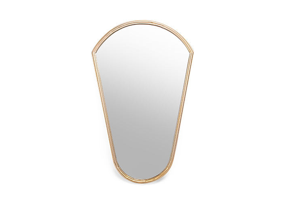 Hotel Furniture Handmade Gold 31.5 Inch Fan Wall Mirror