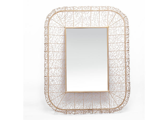 Handmade Gold Rectangular Wall Mirrors Decorative