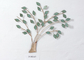 Customized Decorative Hanging Float Metal Tree Wall Sconce