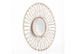 Layered Round Gold Metal Frame Decorative Wall Mirror 28 by 28 by 5 inch