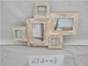 Washed White Wooden 5x7 Inch Solid Wood Photo Frame