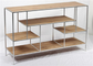 Multi Tier High Gloss Lacquer Display Shelving Unit