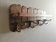 Entryway Hanging Wood Coat Rack Wall Mounted Coat Rack Shelf With 4 Double Hooks