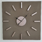 A0001 Grey Square Quartz Movement Decorative Wooden Clocks