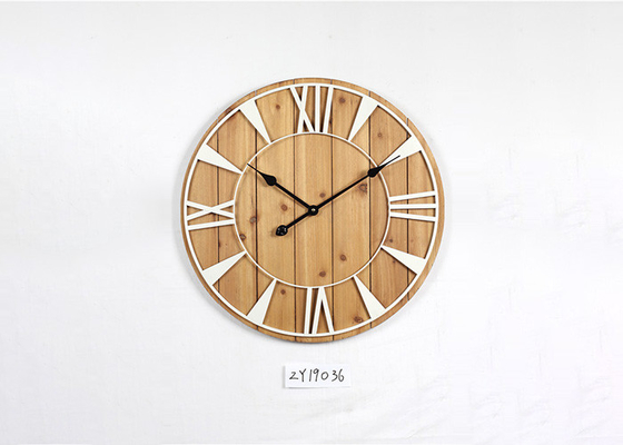 Round Numerals Irregular Knot Metal Frame Wall Clock