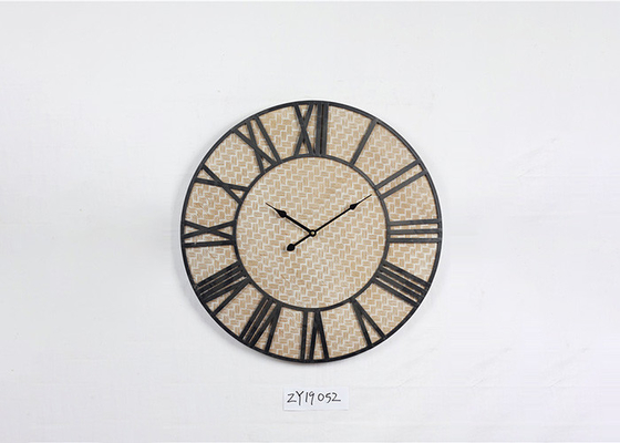 Wrought Iron Retro Vintage Classical Metal Wall Art Clock