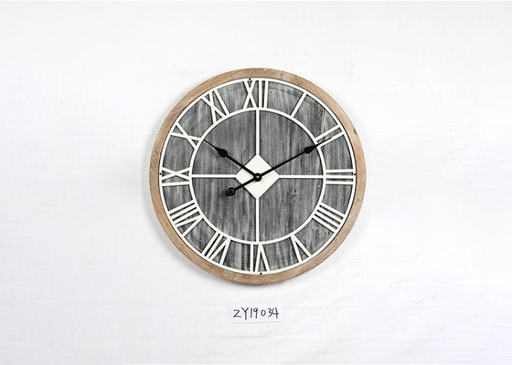 Wrought Iron Retro Vintage Classical Metal Wall Art Clock