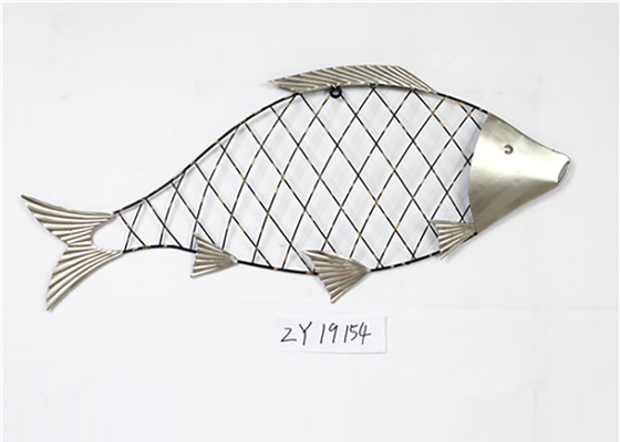Mid Century Fish Metal Wall Art Decor