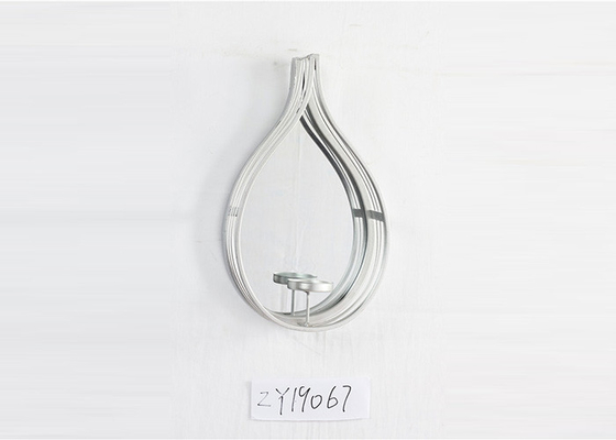 LED Metal Decorative Wall Teardrop Sconce Candle Holder