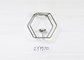 Black Silver Wall Decoration Hexagonal Sconce Candle Holder