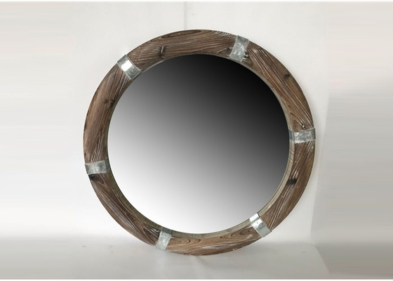 Black Anti Corrosion Decorative Wood Framed Mirrors