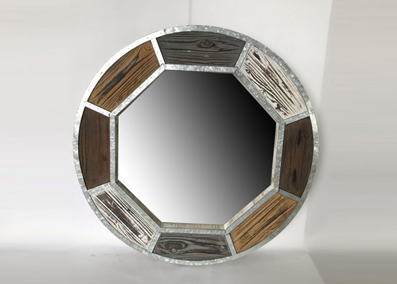 Black Anti Corrosion Decorative Wood Framed Mirrors