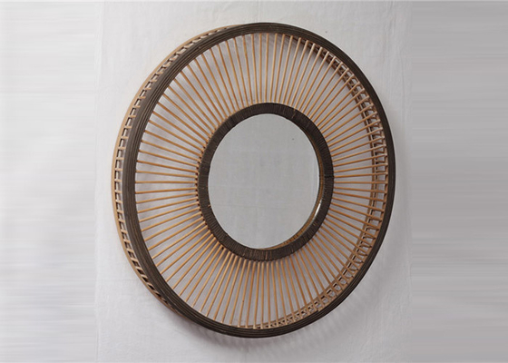 ZY919095 Bedroom Full Circle European Bamboo Wall Decor Mirror