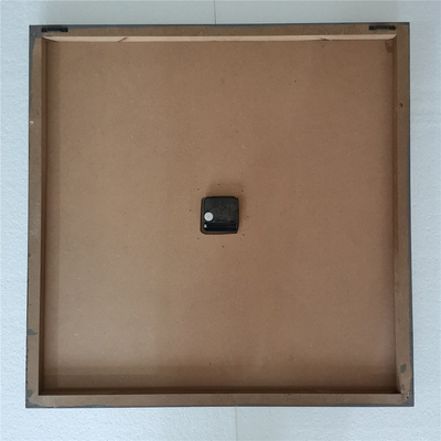 A0002 Black Square Quartz Movement Decorative Wooden Clocks